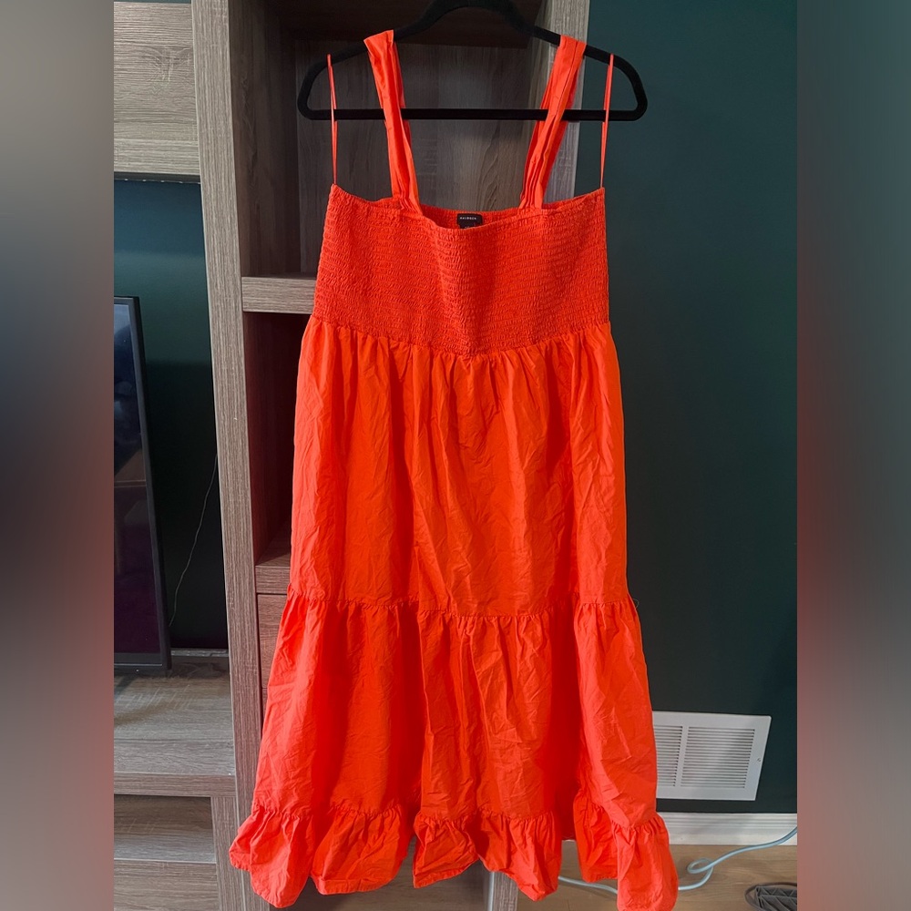 Halogen bright orange dress